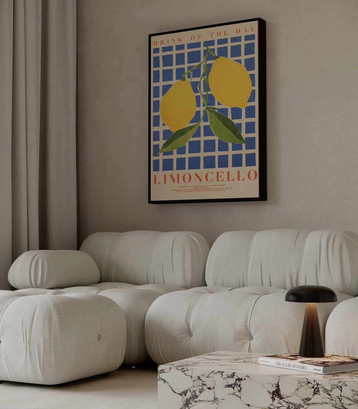 Citrus Serenade Poster – portret wandkunst van WallArtistic