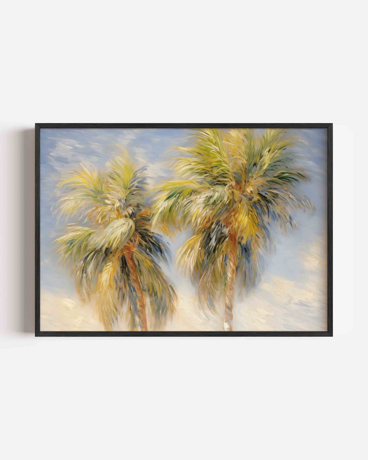 Twee palmbomen – jungle landscape poster als wanddecoratie