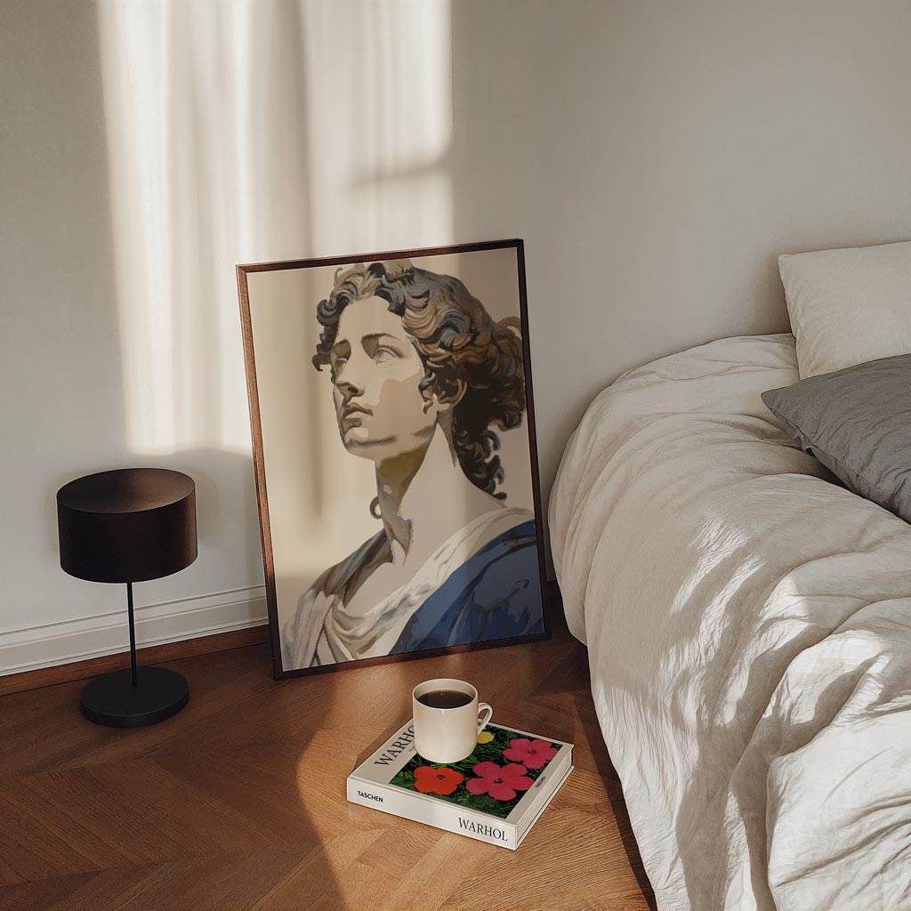 Klassieke Elegantie – staande Popart wanddecoratie van WallArtistic