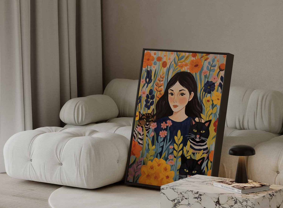 Vrolijke Tuinmomenten – portret kunstwerk als wanddecoratie, afbeelding 13