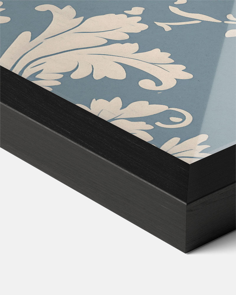 Elegant Damast Patroon – staande textuur wanddecoratie van WallArtistic