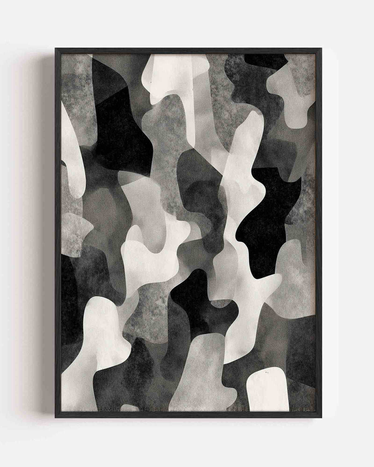 Abstracte vormen – abstracte portret poster als wanddecoratie
