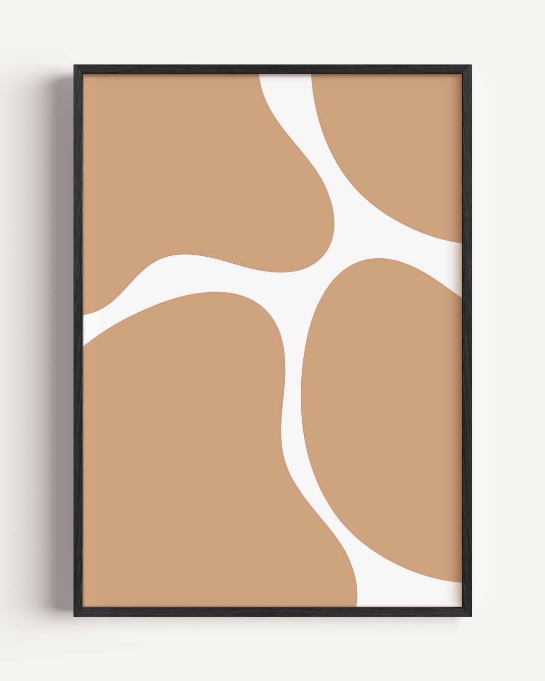Trendy Abstracte Wandposter – kleurrijke abstracte portret poster als wanddecoratie