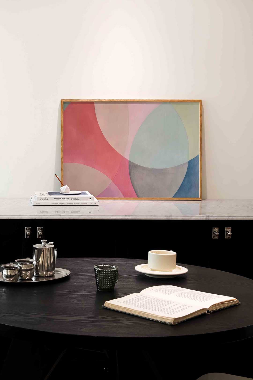 Abstracte cirkels – abstracte poster in liggend formaat