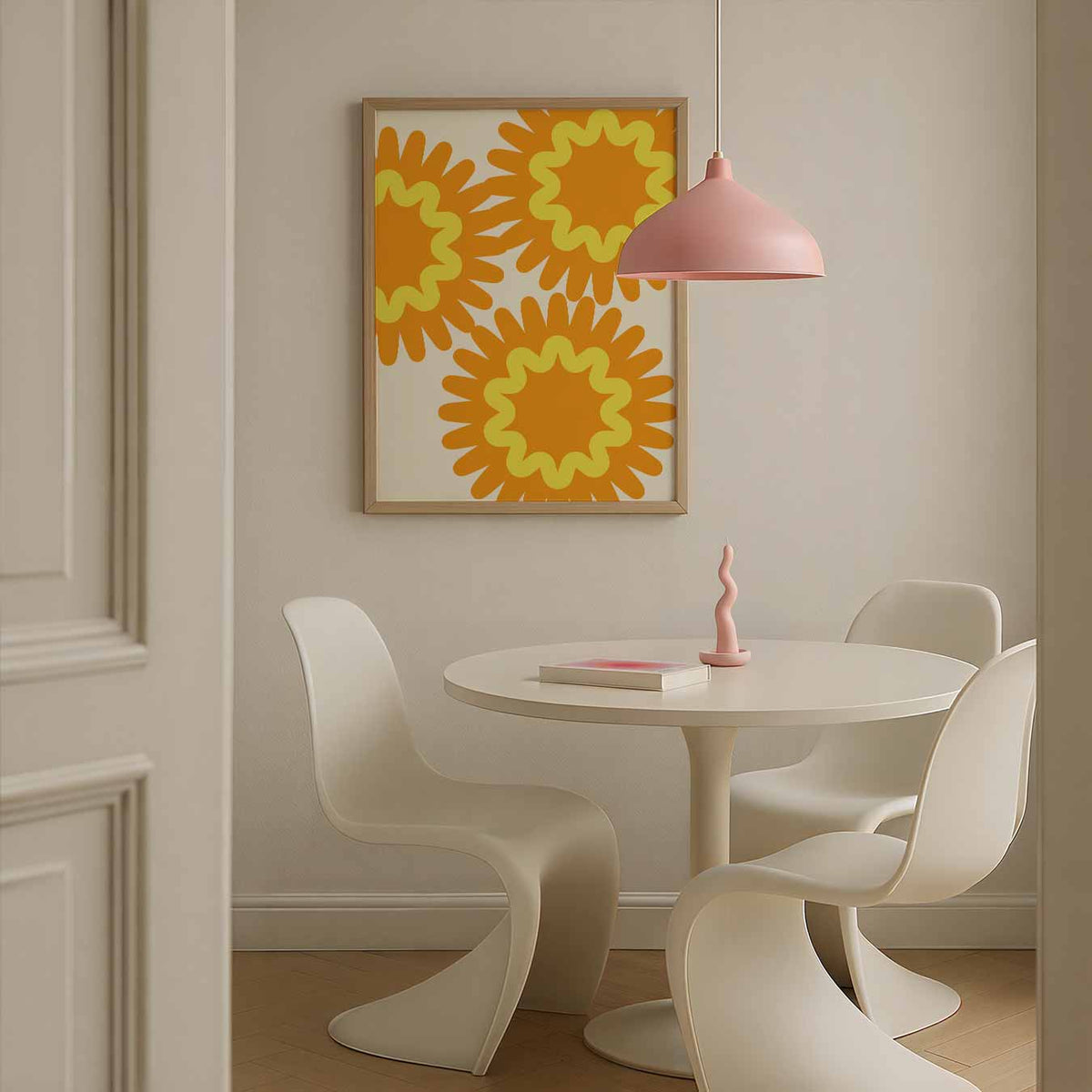 Zonnestraal Bloemen – bloemen poster in staand formaat
