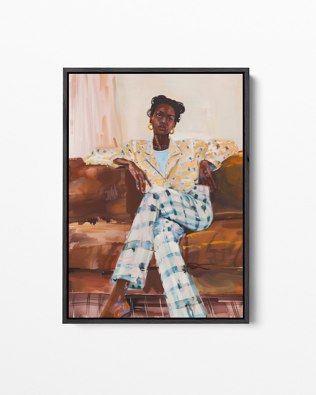 Portret compositie – staand wanddecoratie kunstwerk
