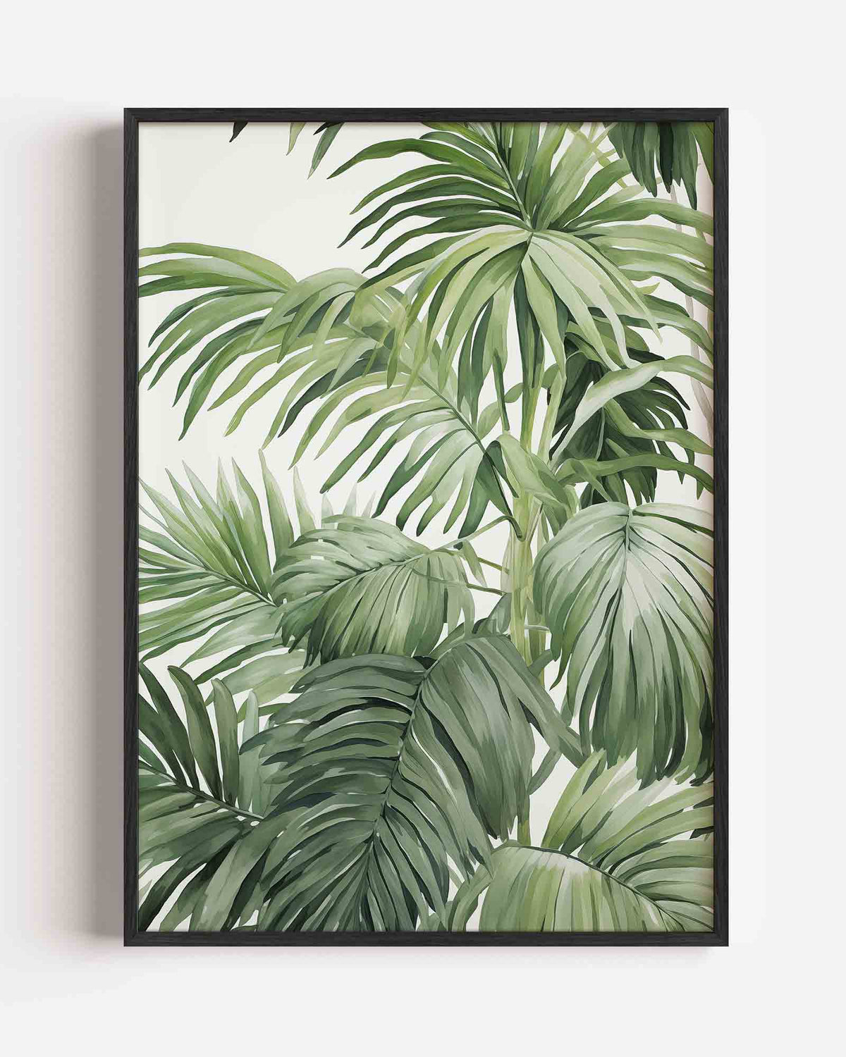 Groene bladeren – jungle portret poster als wanddecoratie