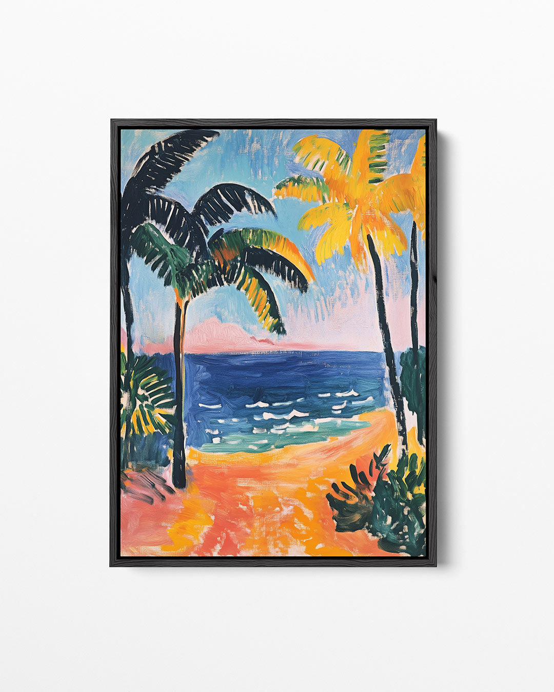Tropisch strandtafereel – staand wanddecoratie kunstwerk