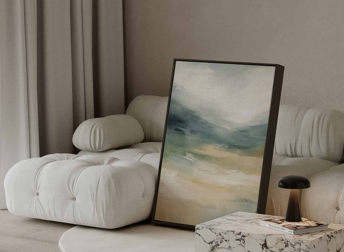 Dromerige Horizonten – modern portret kunstwerk van WallArtistic