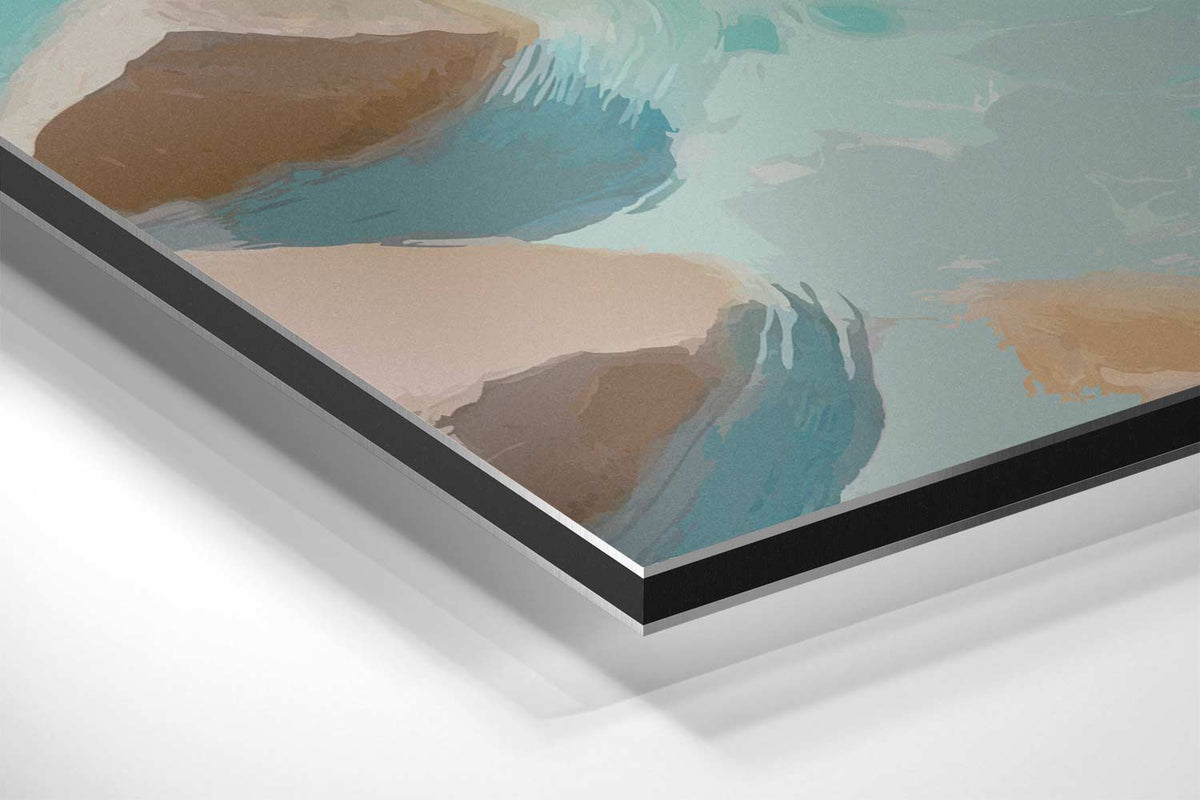 Rust op de Golven – canvas kunstwerk als wanddecoratie