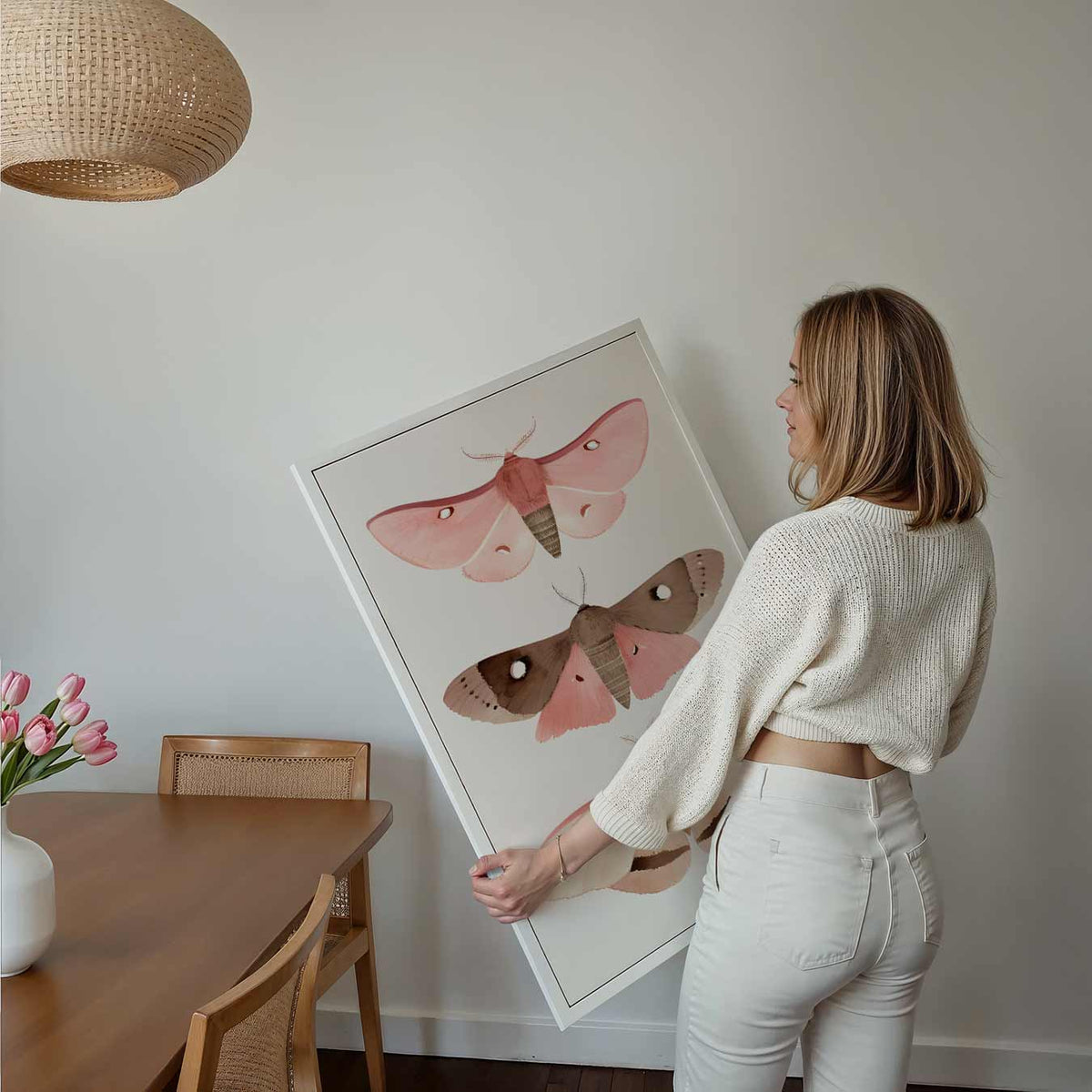Dromerige Vlinderkunst – kids poster als vrolijke staande wanddecoratie