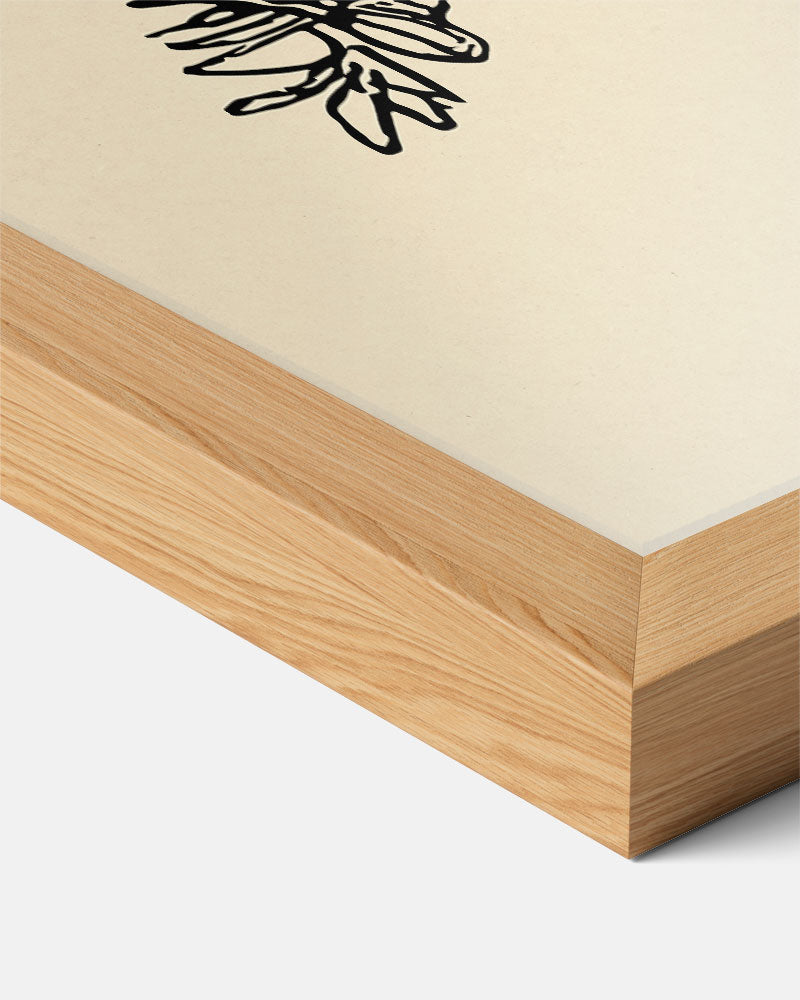 Minimalistische Botanische – staande keuken wanddecoratie van WallArtistic