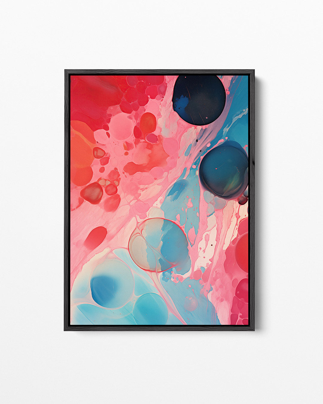 Vloeiende kleurencompositie – Editie 2 – staand wanddecoratie kunstwerk