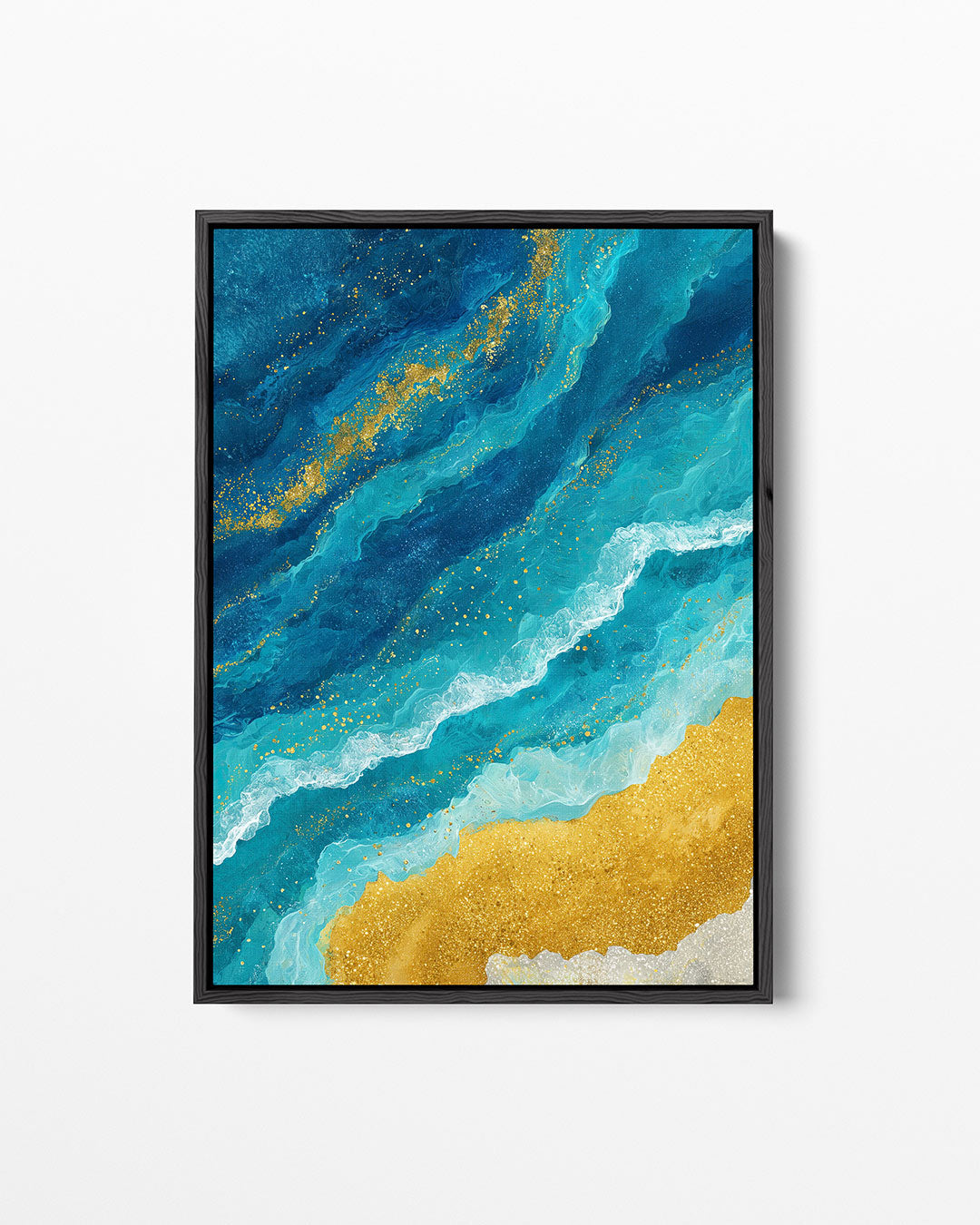 Golvende kleuren – staand wanddecoratie kunstwerk