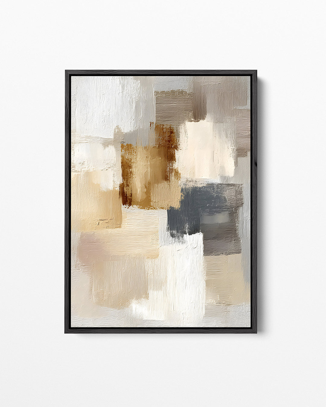 Zachte kleuren compositie – staand wanddecoratie kunstwerk
