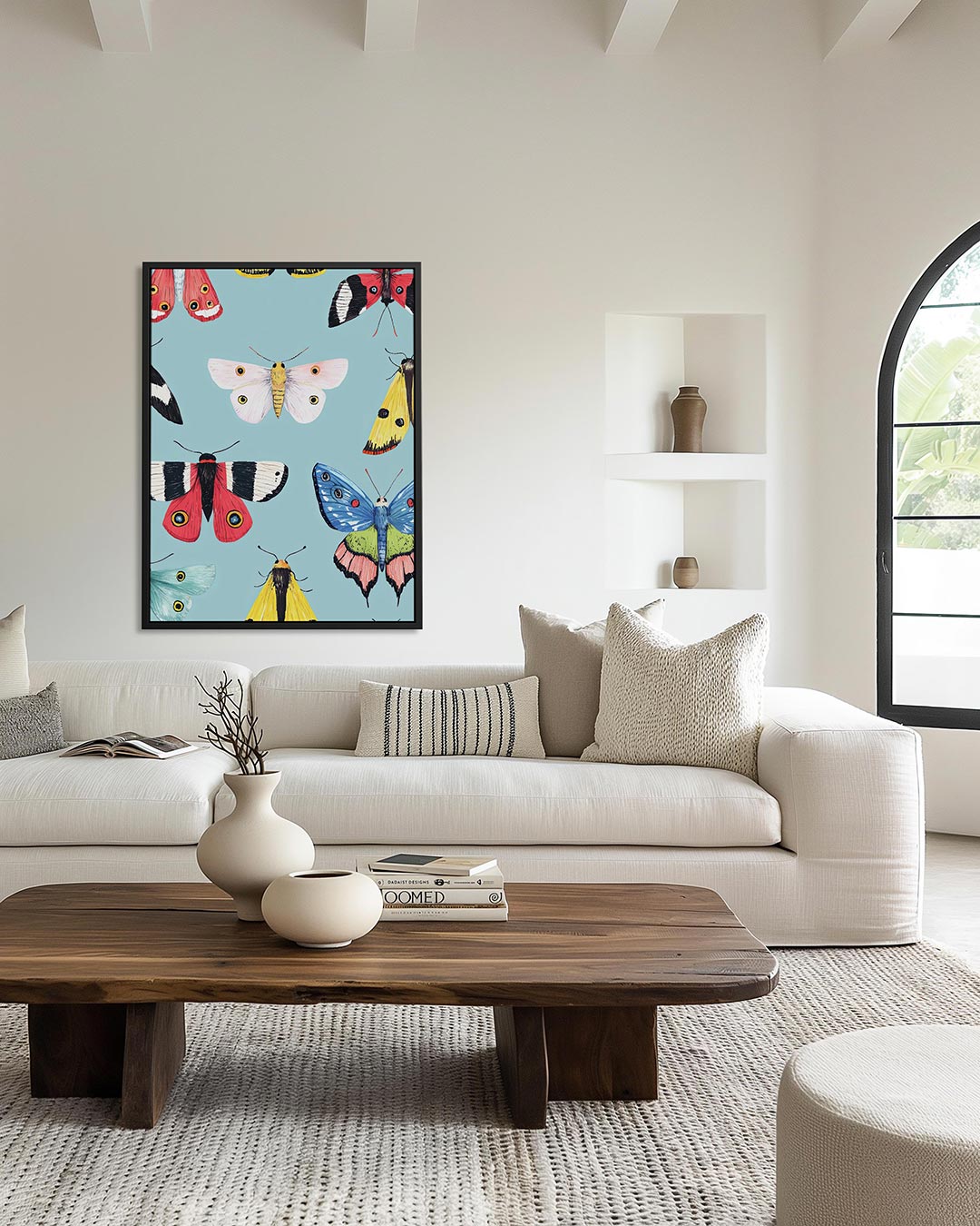 Vrolijke vlinders – staand wanddecoratie kunstwerk