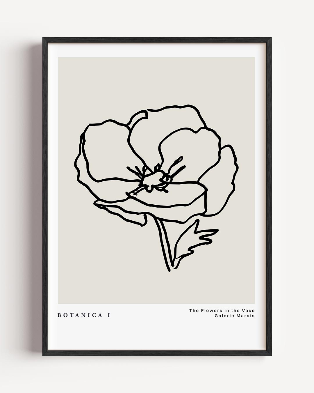 Botanische Bloemillustratie – keuken portret poster als wanddecoratie