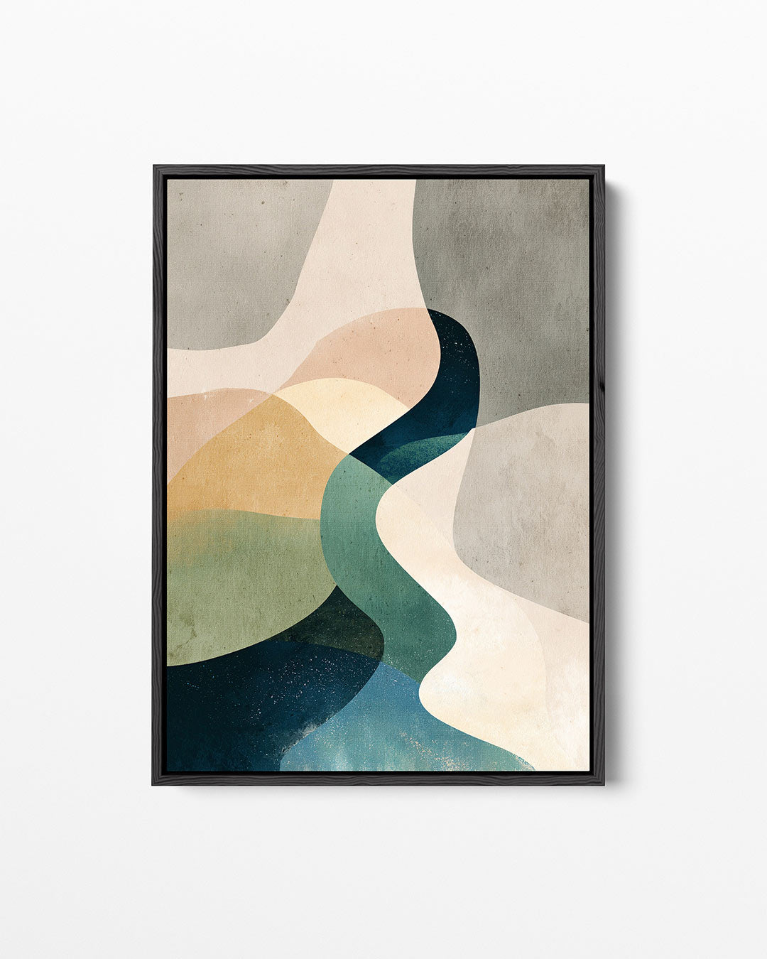 Organische vormen compositie – staand wanddecoratie kunstwerk