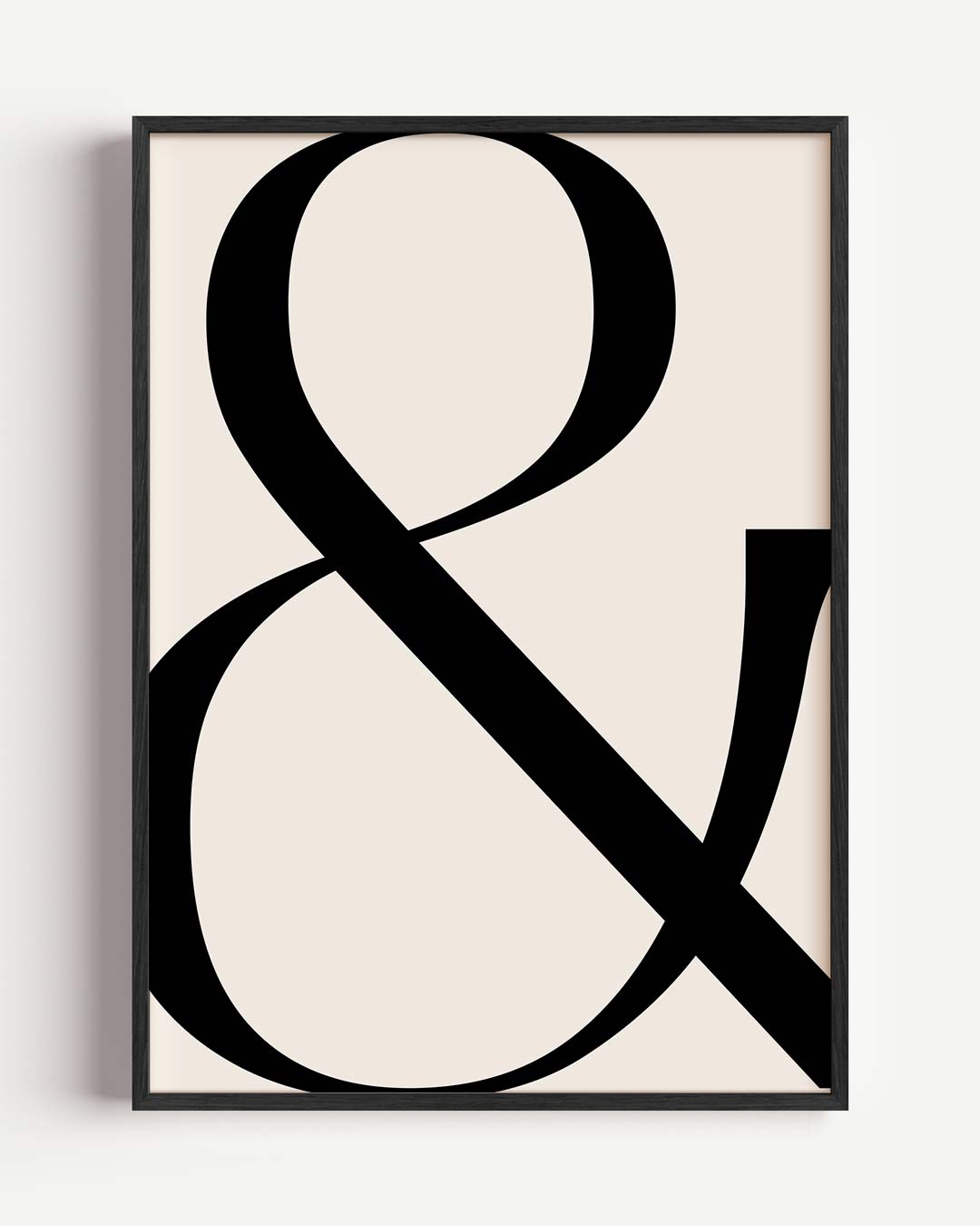 Stijlvolle Ampersand – Popart en Streetart portret poster als wanddecoratie