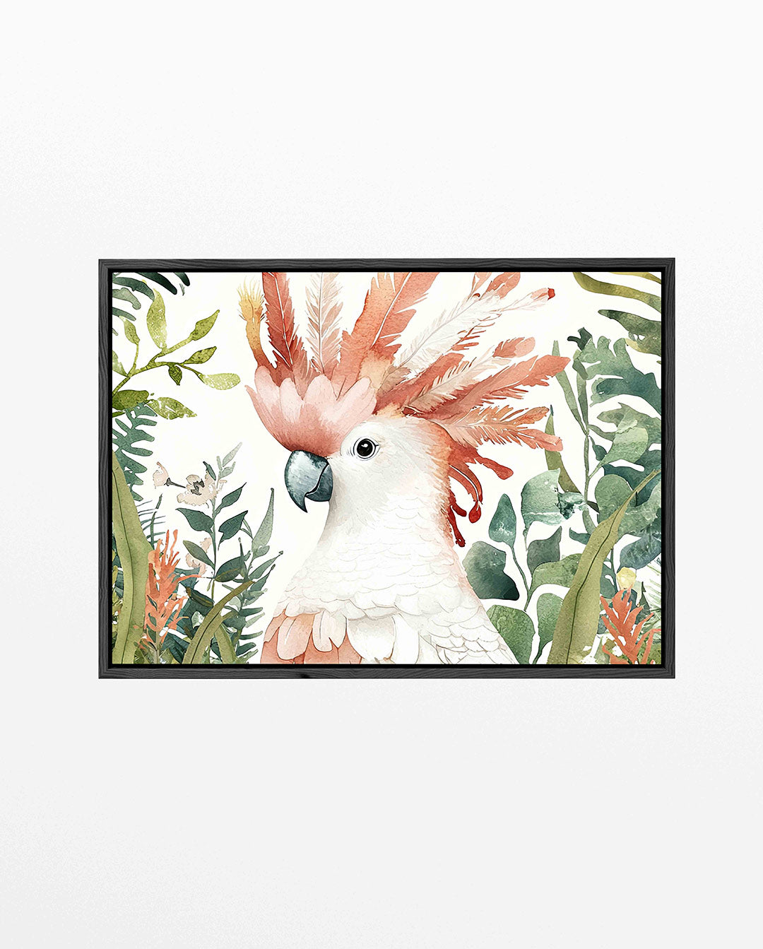 Vrolijke papegaai – liggend dieren kunstwerk