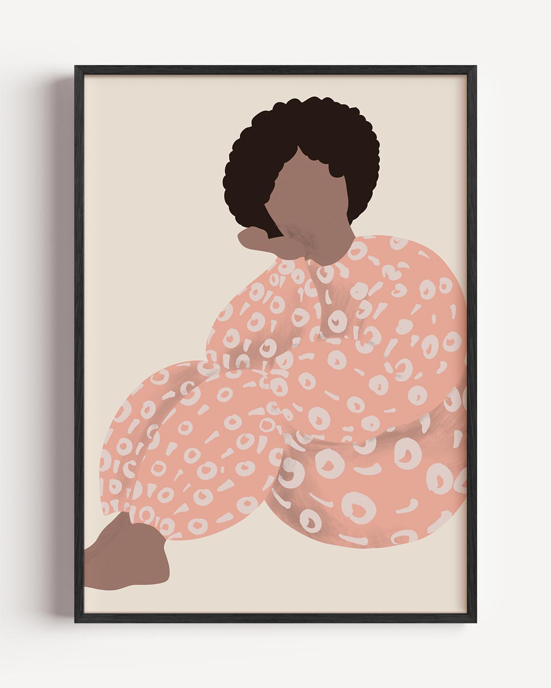 Stijlvolle Vrouwelijke Kunstposter – vrouwelijk portret poster als wanddecoratie