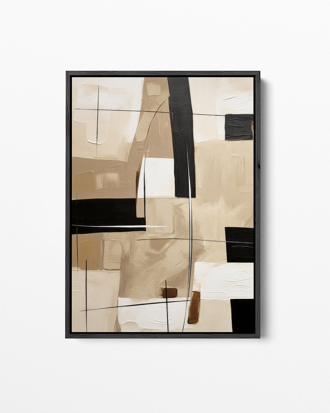 Geometrische vormen – staand wanddecoratie kunstwerk