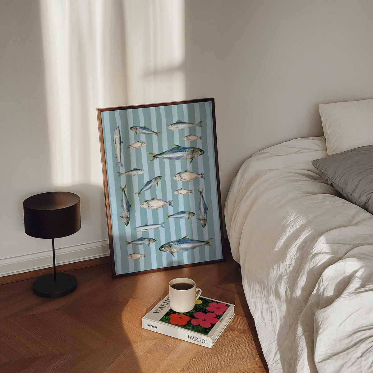 Visserij Vibes – staande dieren wanddecoratie van WallArtistic