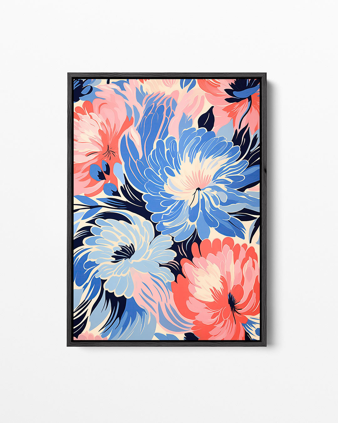 Bloemrijke kleurenpracht – staand wanddecoratie kunstwerk
