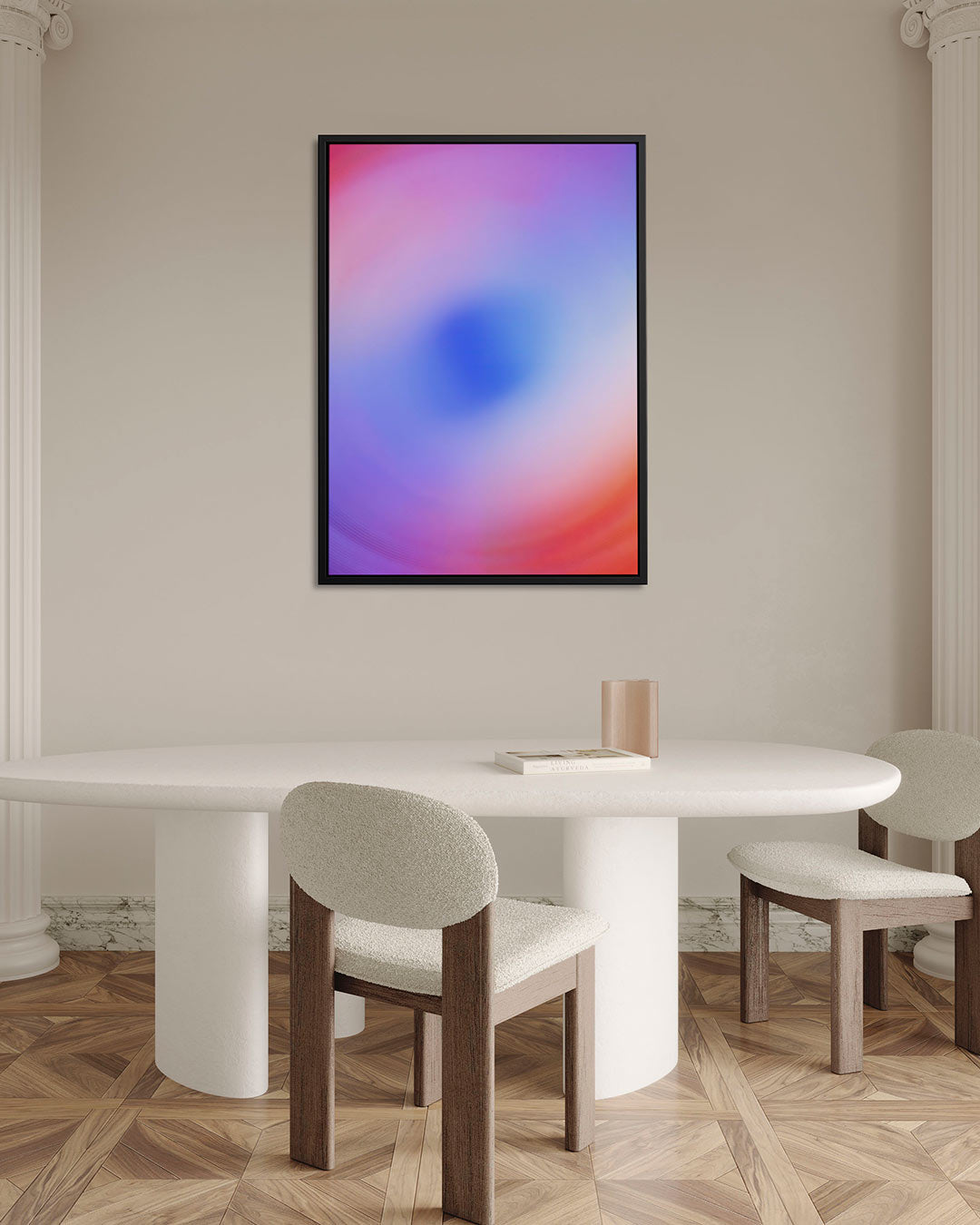 Kleurrijke vortex – alternatieve weergave van het kunstwerk