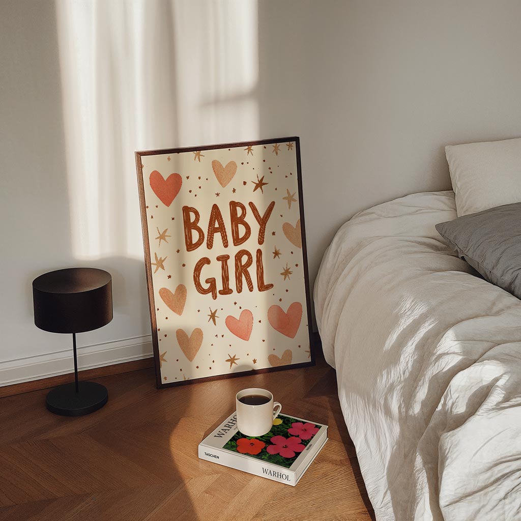 Baby Girl – kinderposter in staand formaat
