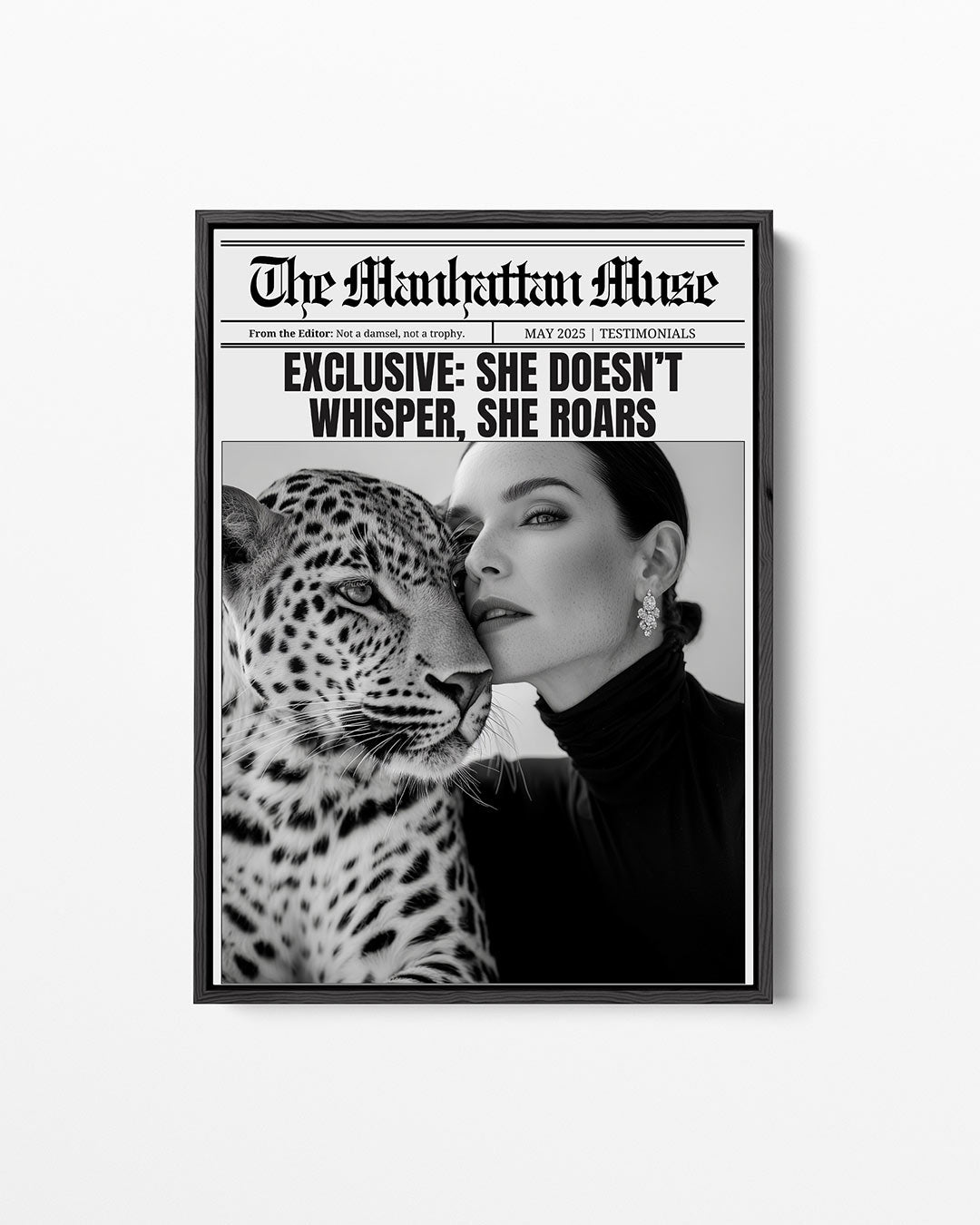 Krachtige verbinding – staand wanddecoratie kunstwerk