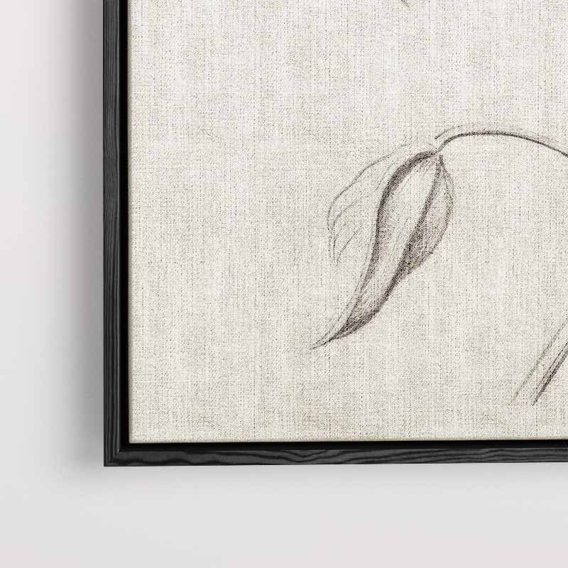 Subtiele Bloemenpracht – staand kunstwerk voor modern interieur