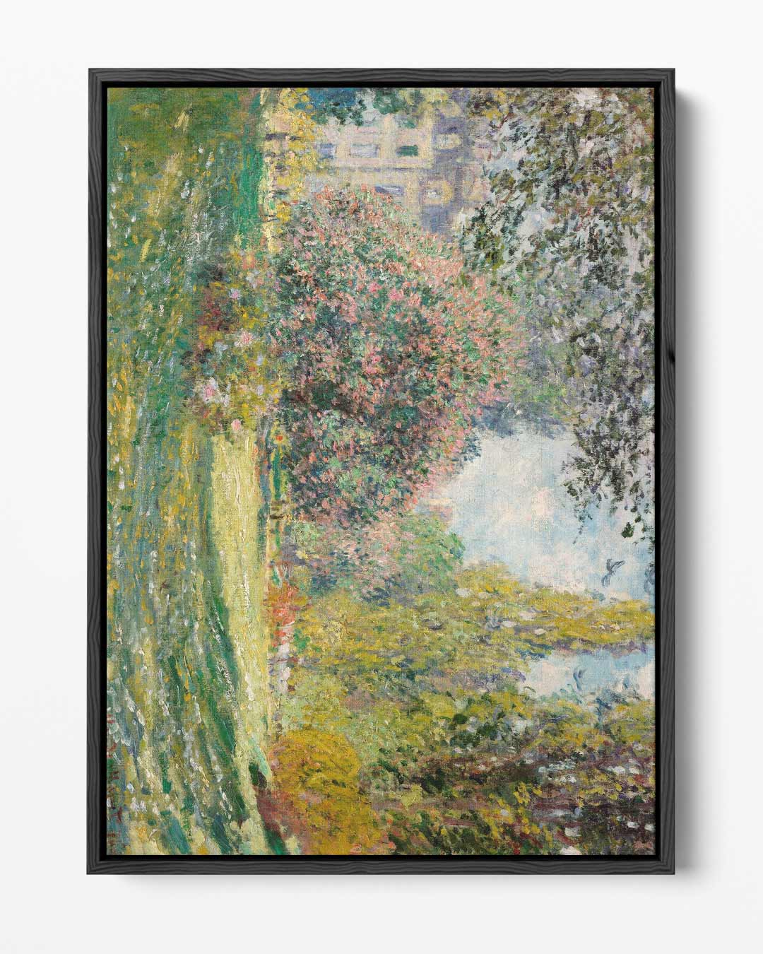 Tuinzicht Schilderij – portret kunstwerk als wanddecoratie