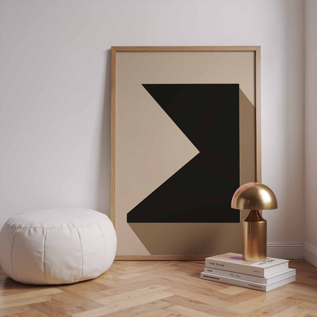 Retro Minimalistische Kunstposter – staande kleurrijke abstracte wanddecoratie van WallArtistic