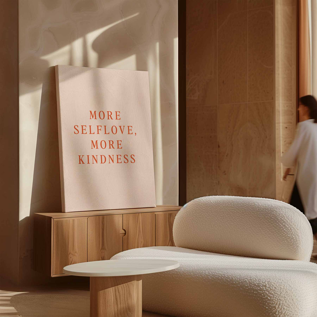 Inspirerende Zelfliefde Poster – dibond kunstwerk als wanddecoratie
