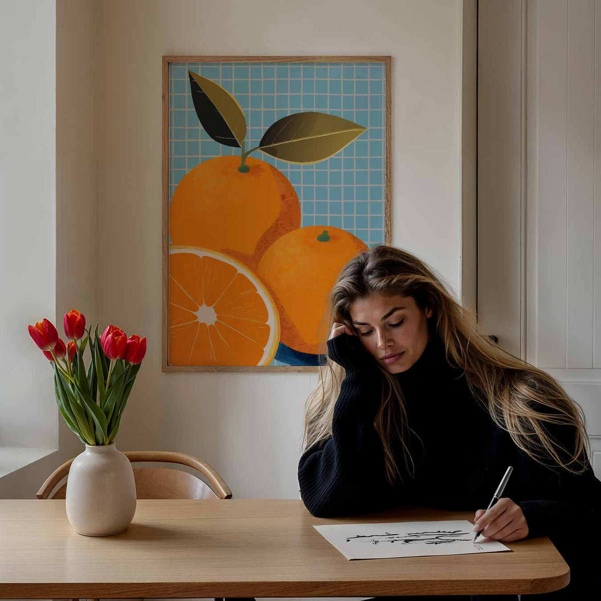 Vrolijke Citrus – keuken portret poster, afbeelding 7