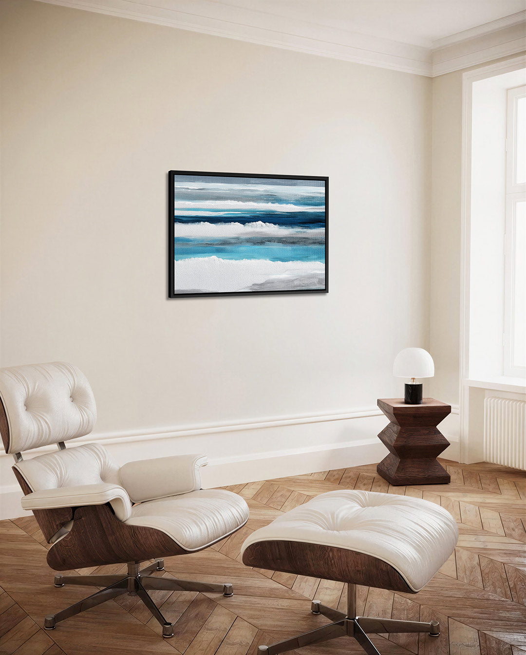 Horizontale kleurenlagen – alternatieve weergave van het kunstwerk