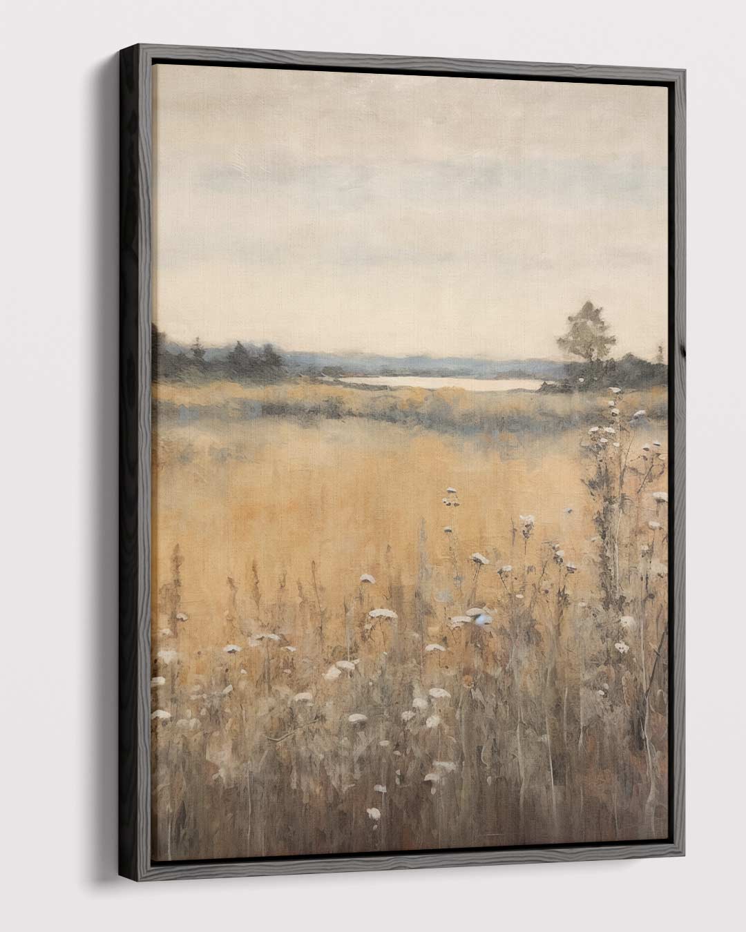 Rustiek Landschap in Herfstkleuren – dibond kunstwerk als wanddecoratie