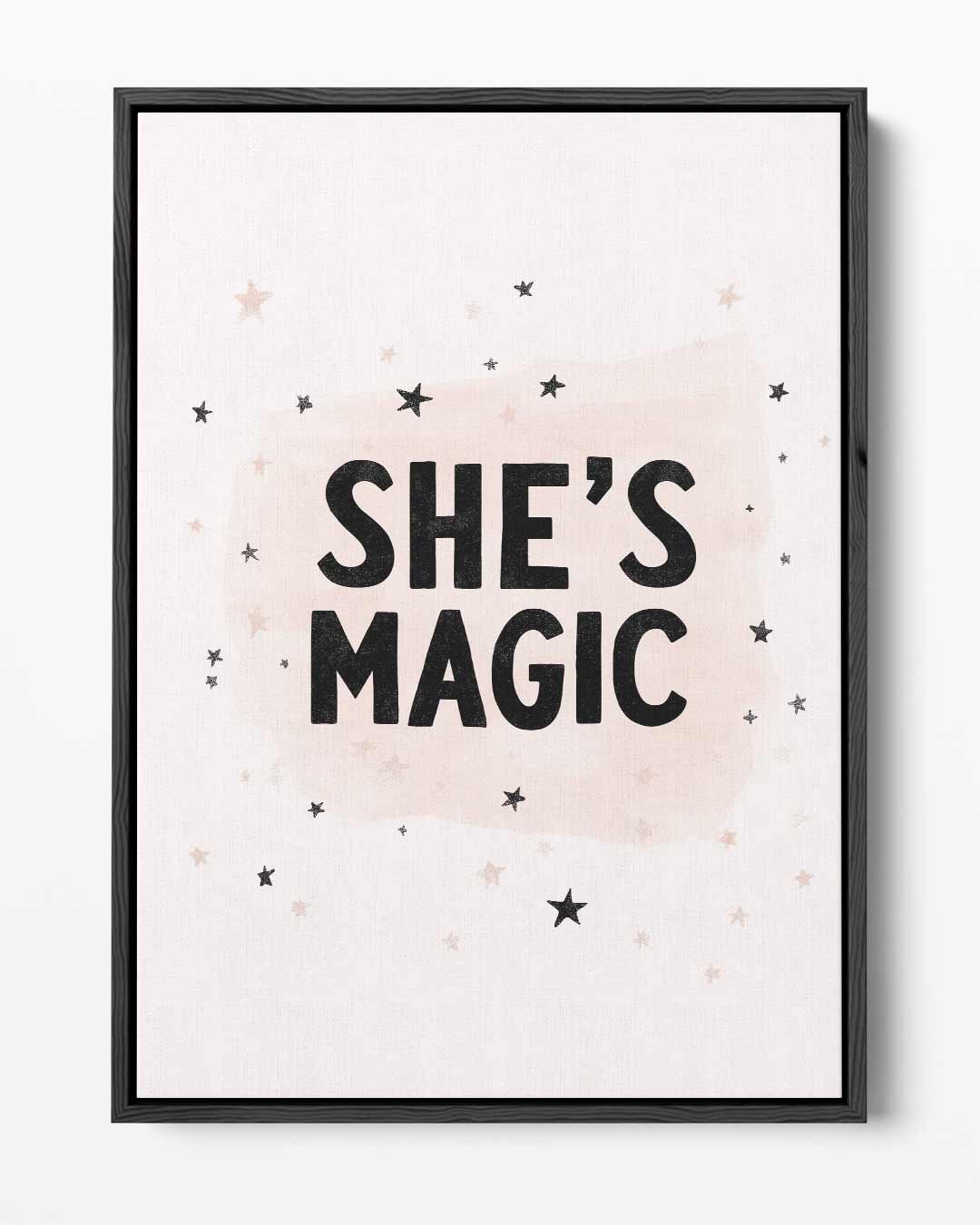 She’s Magic Poster – portret kunstwerk als wanddecoratie