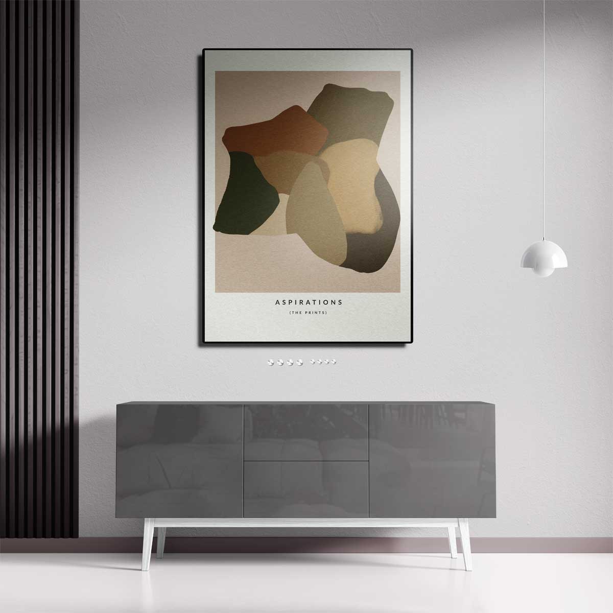 Abstracte Droomlandschappen Print – canvas kunstwerk als wanddecoratie