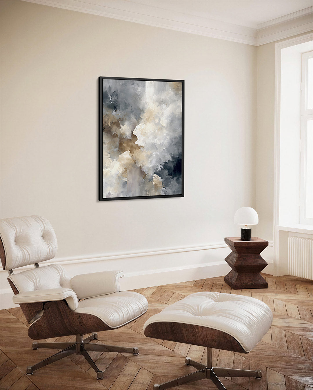 Vloeiende kleurencompositie – decoratief kunstwerk voor aan de muur