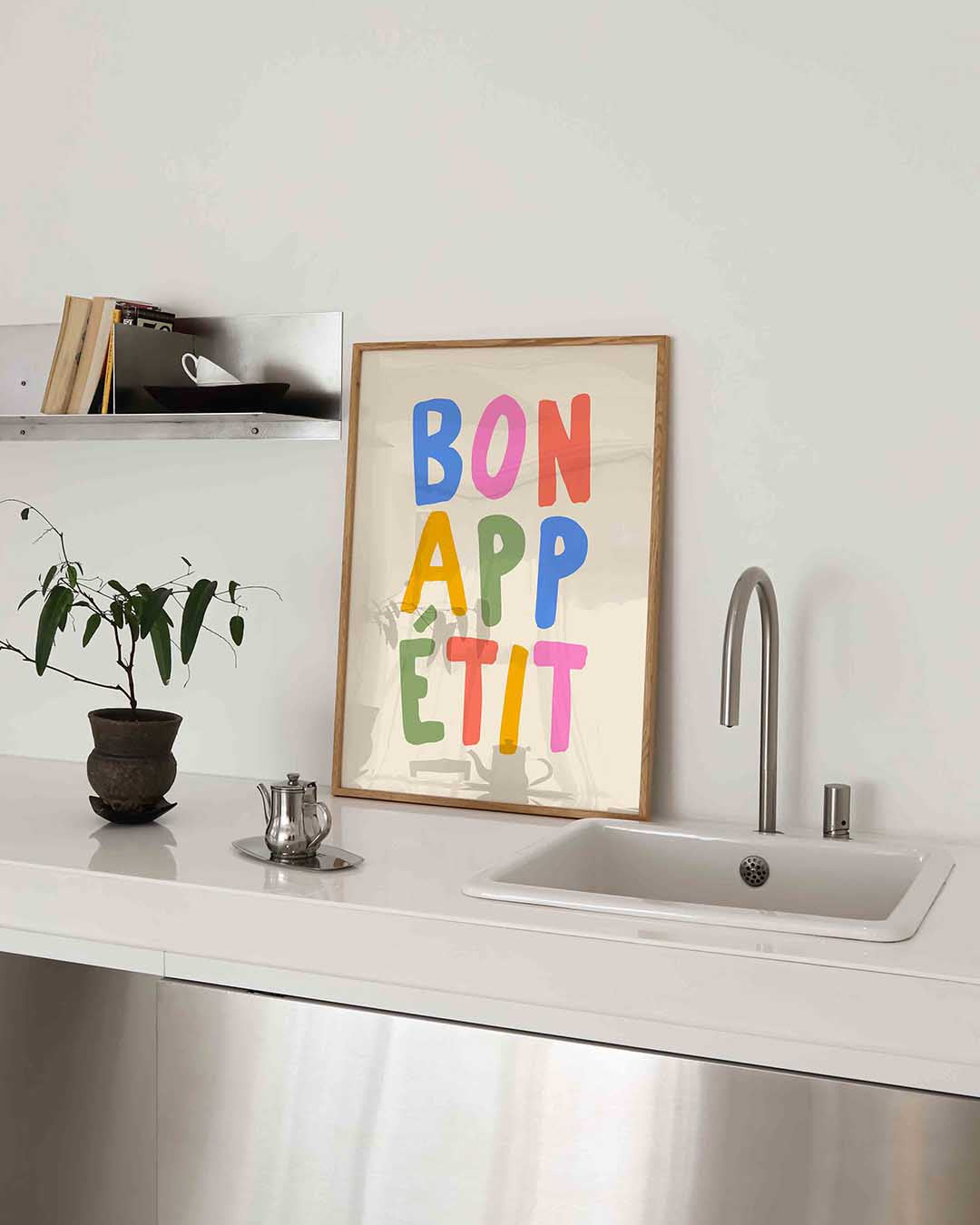 Bon appétit – keukenposter in staand formaat