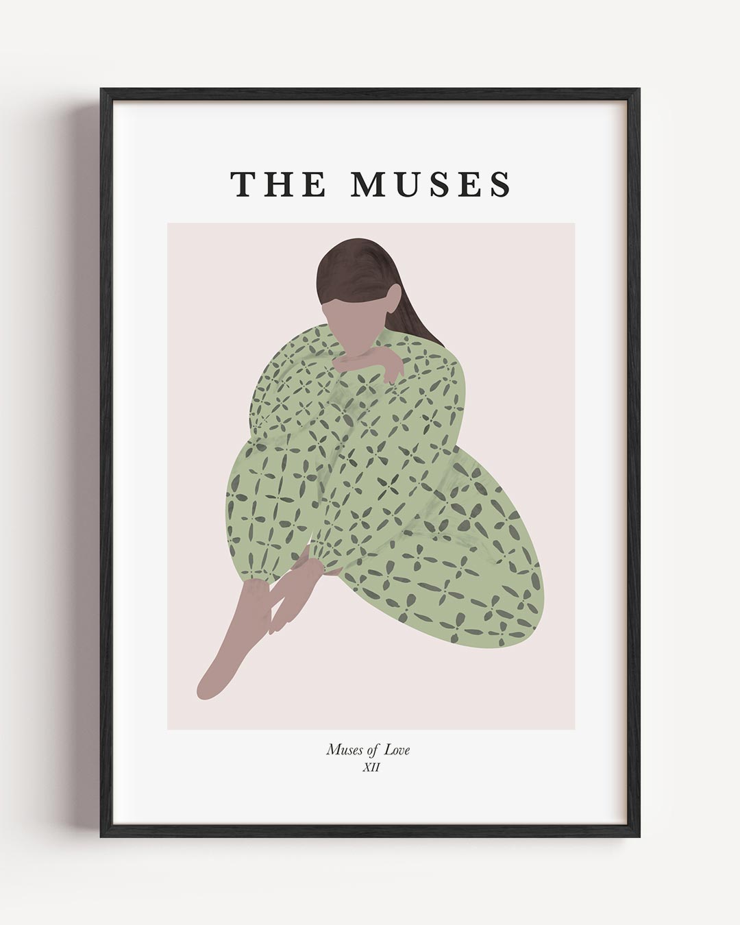 Inspirerende Muses – boheme portret poster als wanddecoratie