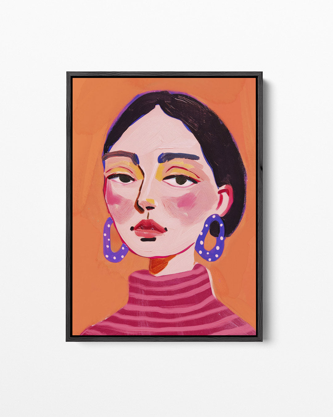 Vrouwelijk portret – staand wanddecoratie kunstwerk