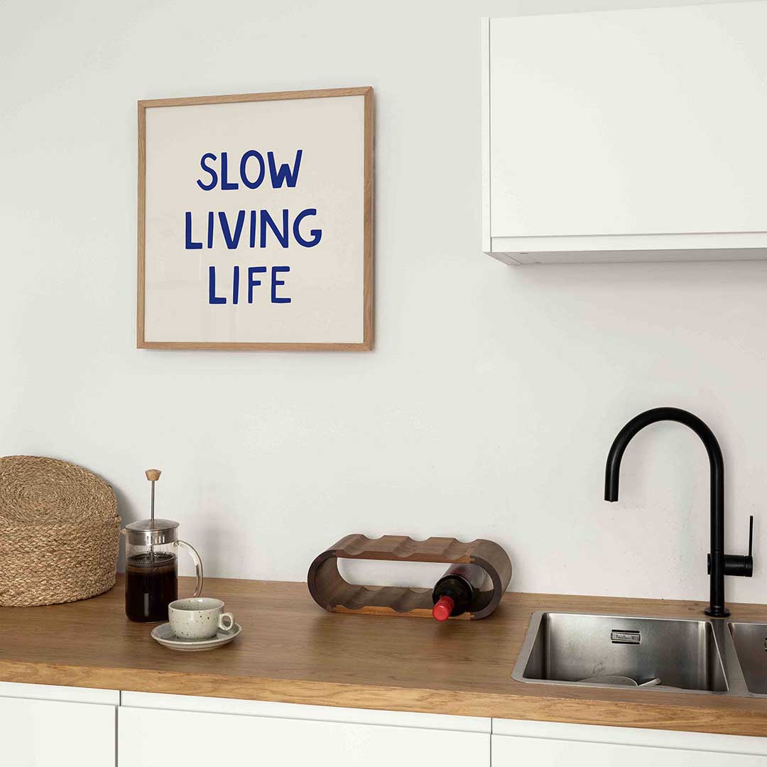 Slow living life – Aziatische poster in vierkant formaat