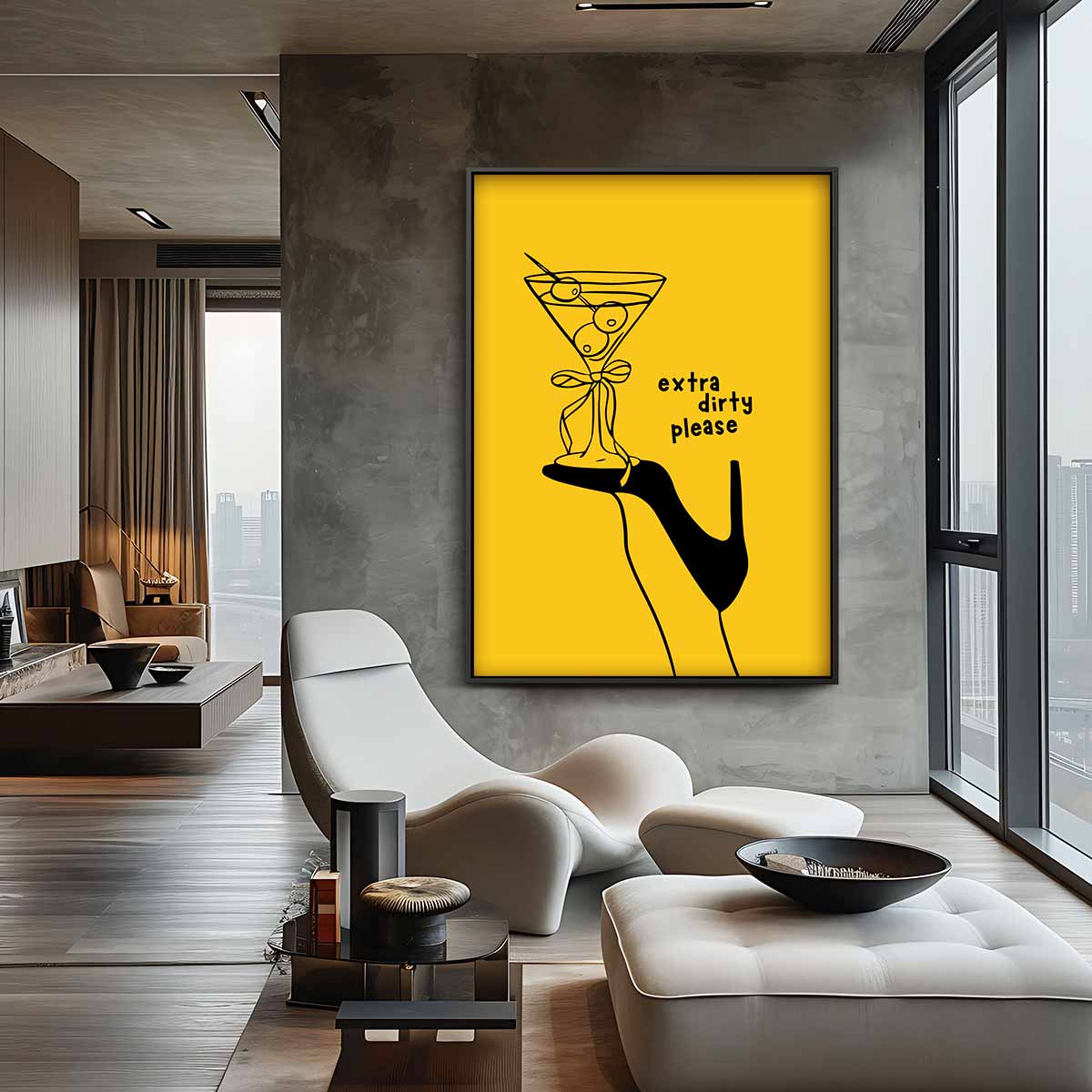 Cocktail Chic – plexiglas kunstwerk als wanddecoratie