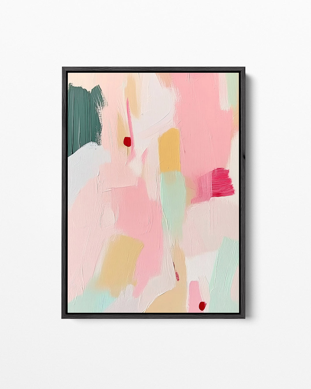 Kleurrijke vormen – staand wanddecoratie kunstwerk