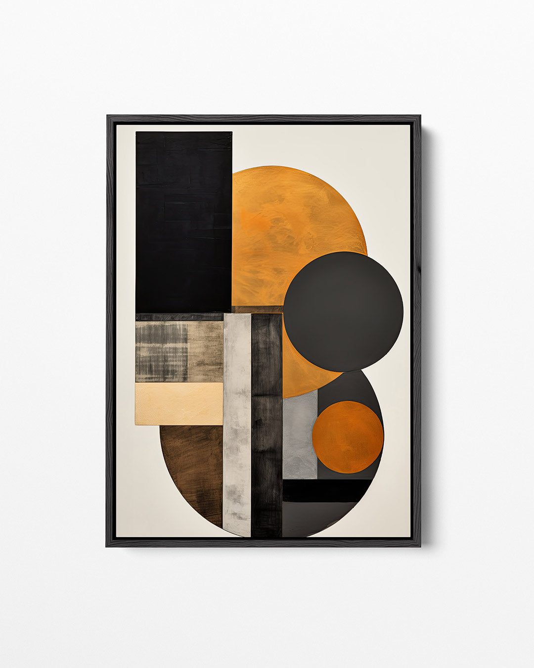 Geometrische vormen compositie – staand wanddecoratie kunstwerk