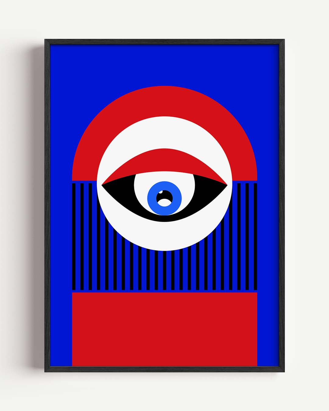 Abstracte Oogkunst – dieren portret poster als wanddecoratie