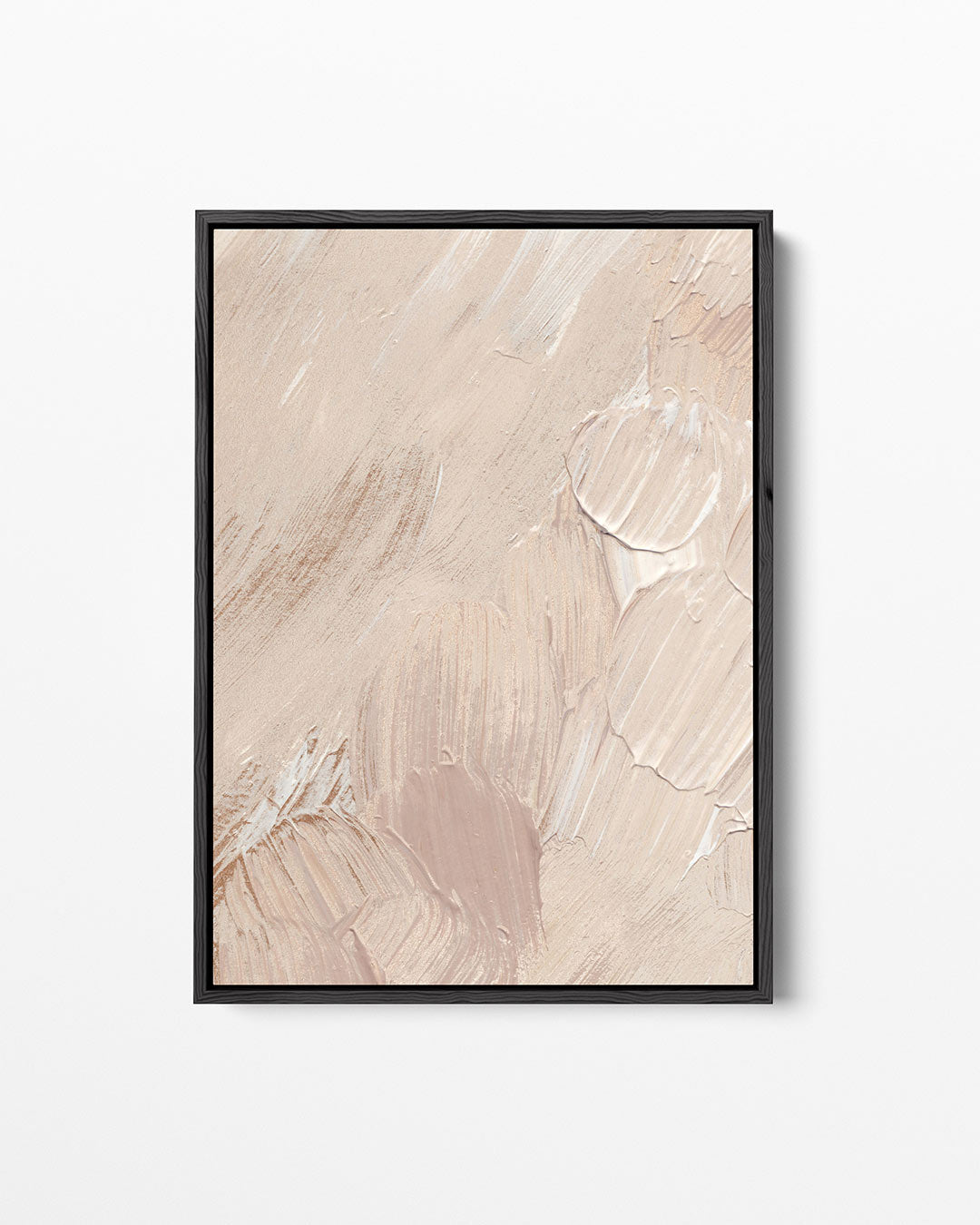Zachte textuur compositie – staand wanddecoratie kunstwerk